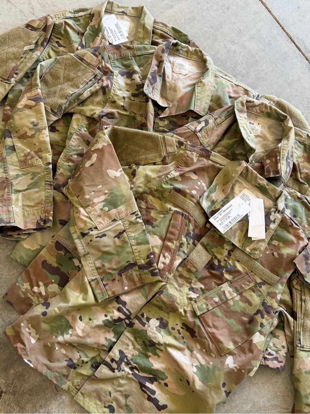 4x Size 36-Regular OCP Tops